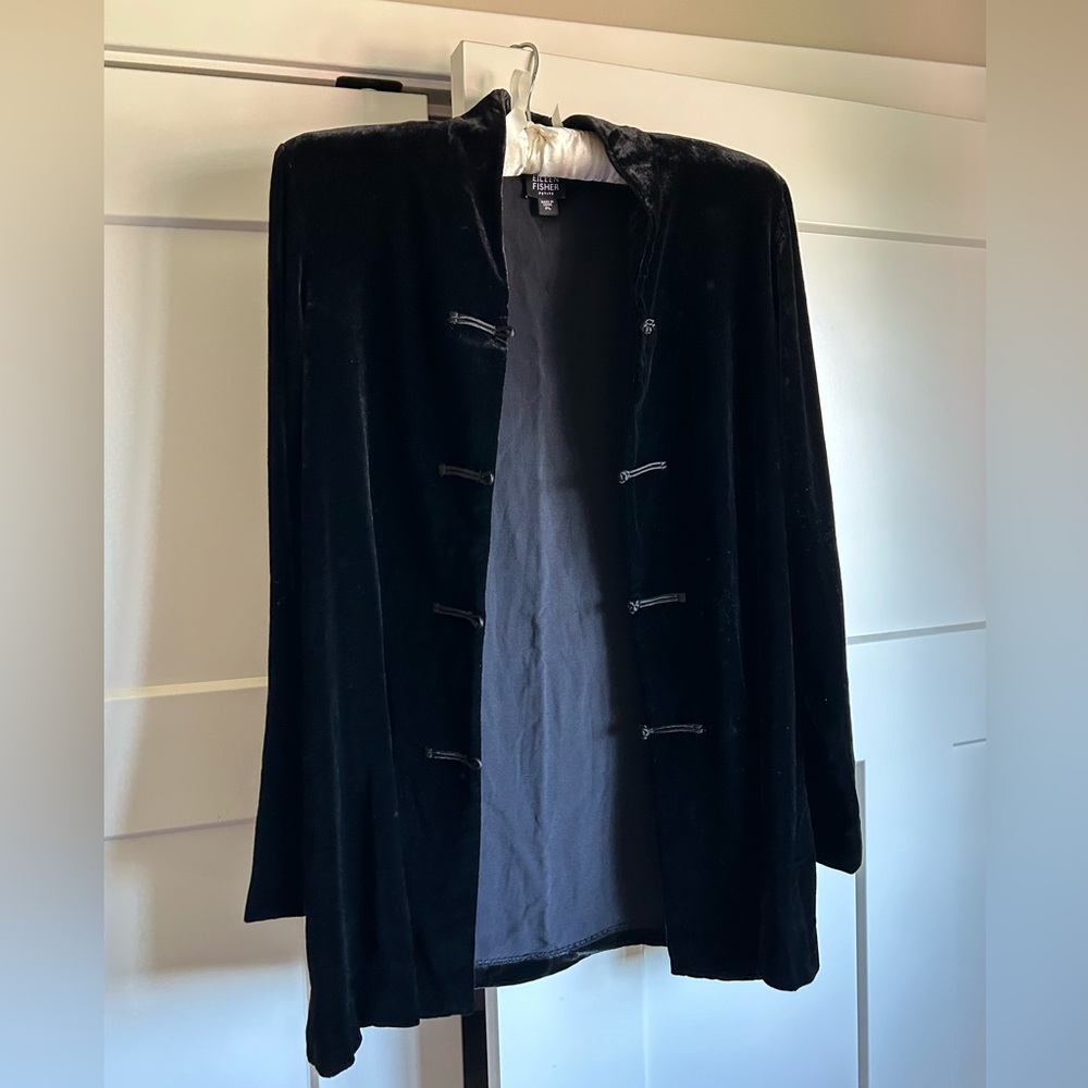 Eileen fisher PL velvet +velvet size 6 pants